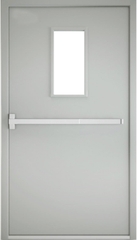 Cửa Chống Cháy 1 Cánh Có Ô Kính