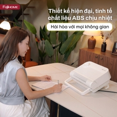 Máy sưởi gốm Fujihome FHB6000M 1500W – núm xoay đơn giản, dùng được nhà tắm