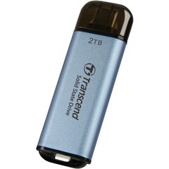 Ổ CỨNG DI ĐỘNG PORTABLE SSD 2TB TRANSCEND ESD300C (BLUE) | Hàng chính hãng