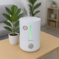 Máy tạo ẩm Fujihome HM06M 6L núm xoay – êm, dễ dùng cho ông bà và phòng bé