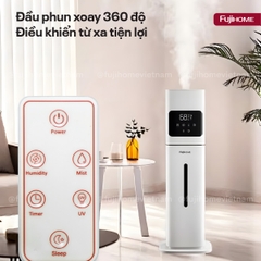 Máy tạo ẩm Fujihome HM09UV2 bình 9L – phòng điều hòa dịu ẩm suốt đêm