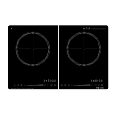 Fujihome IC2123 – bếp từ đôi 3500W nấu hai món cùng lúc, vuốt trượt từng vùng