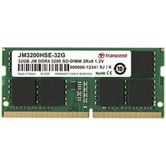 Bộ nhớ trong Ram Transcend JM3200HSE-32G 32GB JM DDR4 3200Mhz SO-DIMM 2Rx8 2Gx8 CL22 1.2V | Hàng chính hãng