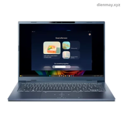 Laptop Acer Swift Go 14 AI OLED SFG14-75-5264 (Core Ultra 5 226V, 16GB, 512GB SSD, 14 inch FHD+ OLED, Win 11, Xanh)