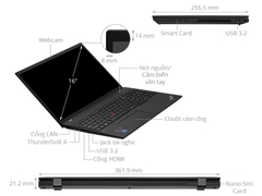 Laptop Lenovo ThinkPad P16s G1 21BT005TVA (Core i7 1260P/ 24GB/ 512GB SSD) | Hàng chính hãng