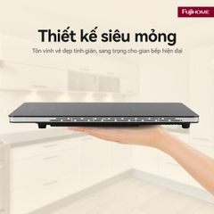 Fujihome IC1391 – bếp từ đơn 2000W vô cấp vuốt trượt, khóa an toàn cho bé