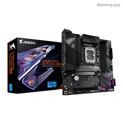 Mainboard Gigabyte B760M AORUS ELITE DDR4 GEN5 (LGA1700, Micro-ATX) - Build PC Intel 12-14 tầm trung dùng RAM DDR4
