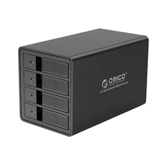 Hộp ổ cứng 3.5" 4 khe cắm SATA 3 USB 3.0 Type B - 9548U3-BK | Hàng chính hãng