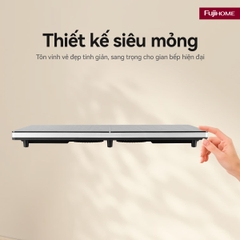 Fujihome IC2123 – bếp từ đôi 3500W nấu hai món cùng lúc, vuốt trượt từng vùng