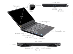 Laptop Gaming Acer Nitro 5 Tiger AN515 58 773Y i7 12700H/8GB/512GB/4GB RTX3050Ti/144Hz/Win11 | Hàng chính hãng