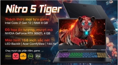 Laptop Gaming Acer Nitro 5 Tiger AN515 58 773Y i7 12700H/8GB/512GB/4GB RTX3050Ti/144Hz/Win11 | Hàng chính hãng