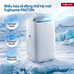 Fujihome PAC12N – điều hòa di động 12000BTU có UV-C, điều khiển bằng điện thoại