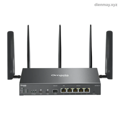 Router Wi-Fi 6 4G+ Cat6 Omada ER706W-4G AX3000 VPN Gigabit - Chi nhánh, cửa hàng cần router Wi-Fi 6 có dự phòng mạng 4G