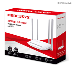 Router Wi-Fi Mercusys MW325R chuẩn N 300Mbps 4 ăng-ten - Phòng ở, căn hộ nhỏ, nhu cầu lướt web cơ bản