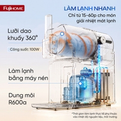 Máy làm kem tuyết, sinh tố đá xay Fujihome SIM15 bình 2,5 lít