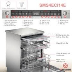 Máy rửa bát độc lập 13 bộ Bosch SMS4ECI14E | Hàng chính hãng