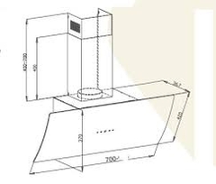 MÁY HÚT MÙI CANZY CZ 087D | Hàng chính hãng