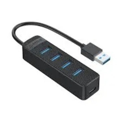 Bộ chia USB HUB 4 cổng USB 3.0 ORICO TWU3-4A-BK | Hàng chính hãng