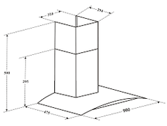 MÁY HÚT MÙI CANZY CZ 90BDS | Hàng chính hãng