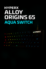 BÀN PHÍM CƠ HYPERX ALLOY ORIGINS 65_AQUA SWTICH