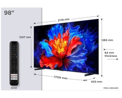 Tivi QLED TCL 4K 98 inch 98P8K Mới 2025 | Hàng chính hãng