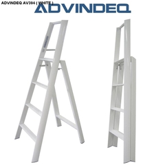 Thang nhôm ADVINDEQ AV304 (White) 4 bậc | Hàng chính hãng