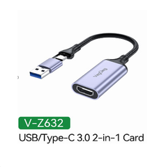 USb/TypeC to HDMI 3.0 2in1 VZ632 | Hàng chính hãng