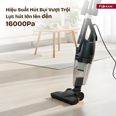 Máy hút bụi 2 trong 1 Fujihome VC06 có dây 600W - sàn nhà, sofa, gầm giường