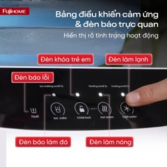 Cây nước nóng lạnh có làm đá Fujihome WD593C-IM – đá viên bi 10kg/ngày