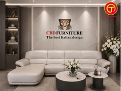SOFA GÓC DA BÒ GỖ MUN SF-2207