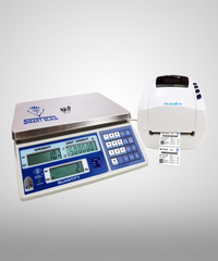 Cân + Máy In tem dán