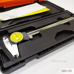 Thước cặp đồng hồ Mitutoyo 505-731 (0 - 200mm)