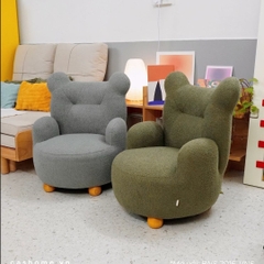 THANH LÝ - GHẾ BÉ BÁNH GẤU - Xám