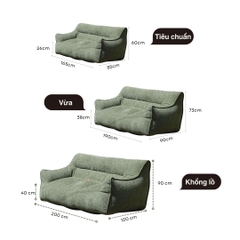 GHẾ LƯỜI CHUPPY 3 CHỖ