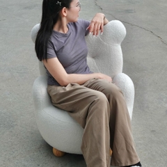 THANH LÝ - GHẾ BÉ BÁNH GẤU - Xám