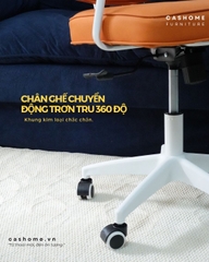THANH LÝ - GHẾ XOAY BÔNG SÒ - Cam