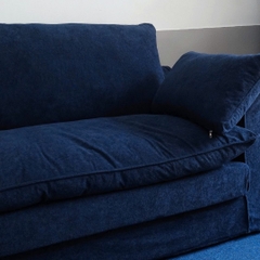 THANH LÝ- SOFA MÂY BỒNG 1m6 - XANH ĐẬM