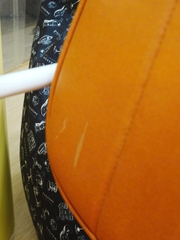 THANH LÝ - GHẾ XOAY BÔNG SÒ - Cam