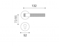 Tay nắm gạt A2 Luxe LXDH106
