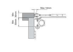 Tay đẩy hơi đa năng Yale 300