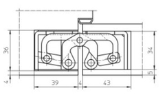 Bản lề âm Simonwerk Tectus TE 640 3D
