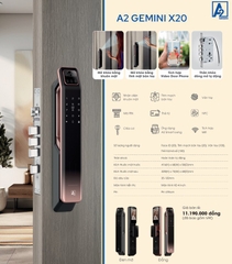 Khóa thông minh A2 Gemini X20, FaceID