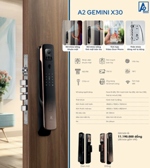 Khóa thông minh A2 Gemini X30, FaceID