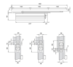 Tay đẩy hơi âm Yale YIC 5124