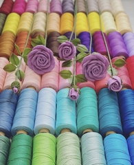 Sợi dệt Craft Yarn 2mm màu trơn