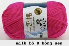 Milk bò màu trơn