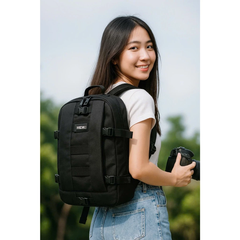 Ba lô máy ảnh chống sốc MIDIKI thời trang trẻ trung, thiết kế chuyên dụng cho photographer