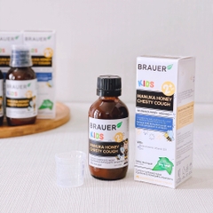 Siro giảm ho có đờm dạng lỏng Brauer Chesty Cough cho bé từ 2 tuổi trở lên 100ml