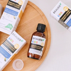 Siro giảm ho có đờm dạng lỏng Brauer Chesty Cough cho bé từ 2 tuổi trở lên 100ml