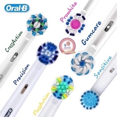 Bộ 3 đầu bàn chải điện thay thế oral-b 3 brush heads 3d white